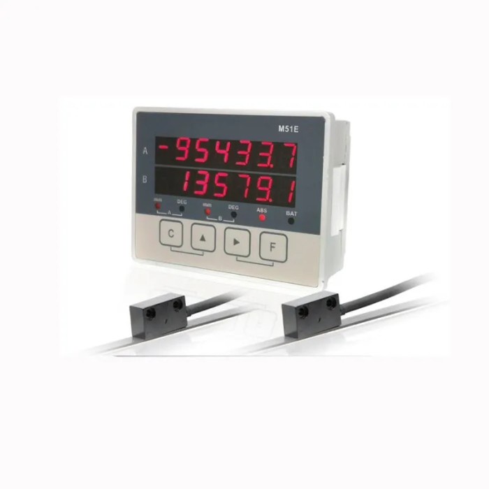 2 Axis LCD DRO Magnetic Optical Linear Displacement Scale Sensor