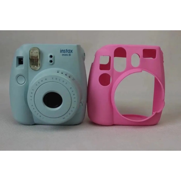 Soft Silicone Rubber Case Bag For Fujifilm Instax Mini 8 mini8 Camera