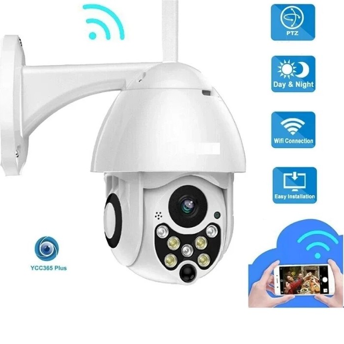 YCC365 Plus WIFI Camera Wireless Outdoor IPSecurity Protection Two