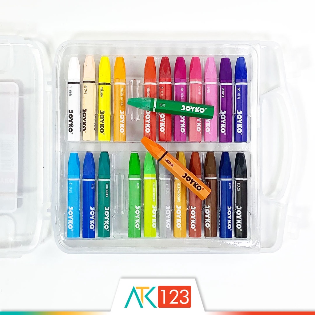 

IK! Krayon / Crayon Titi Joyko 24 Oil Pastels OP-24S