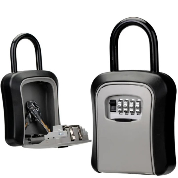 Password Key Box Outdoor Key Safe Lock Box Decoration Key Code Box