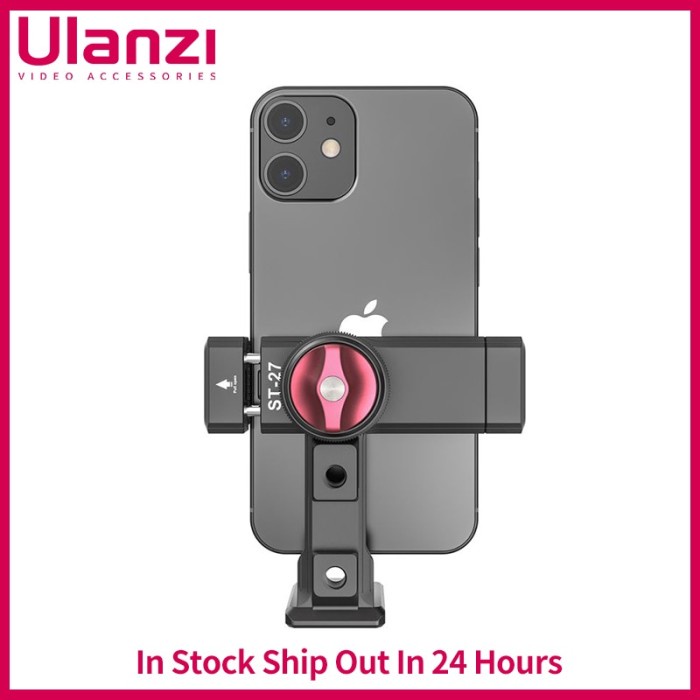 Ulanzi ST-27 Iron Man IV Phone Clip Vertical Shooting Phone Mount