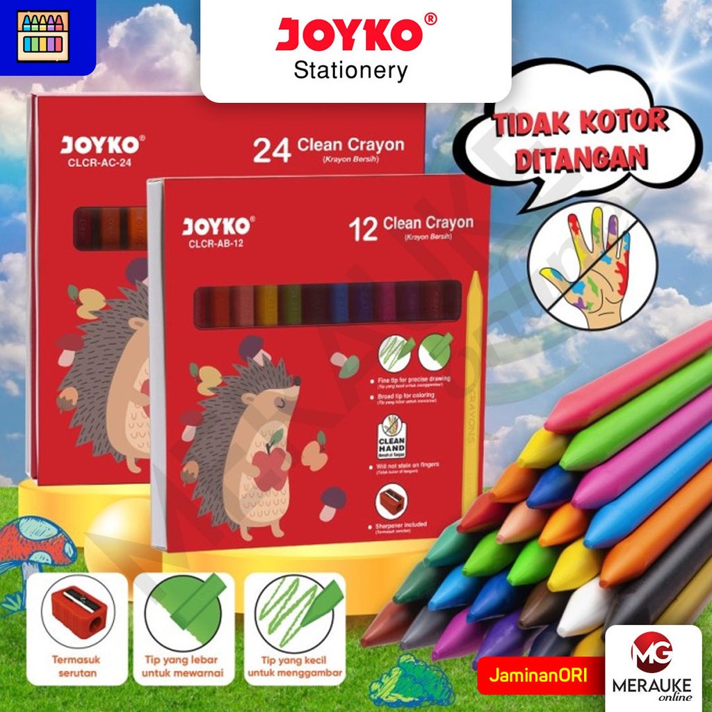 

IK! Clean Crayon Krayon Bersih Joyko CLCR