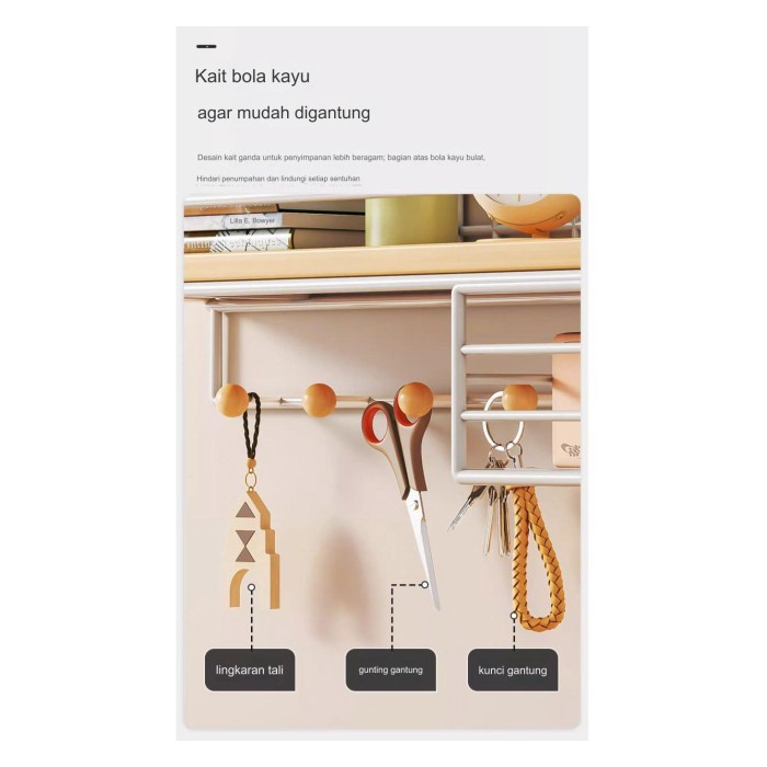 RAK DINDING TEMPEL MINIMALIS, RAK BESI KAYU GANTUNG SERBA GUNA