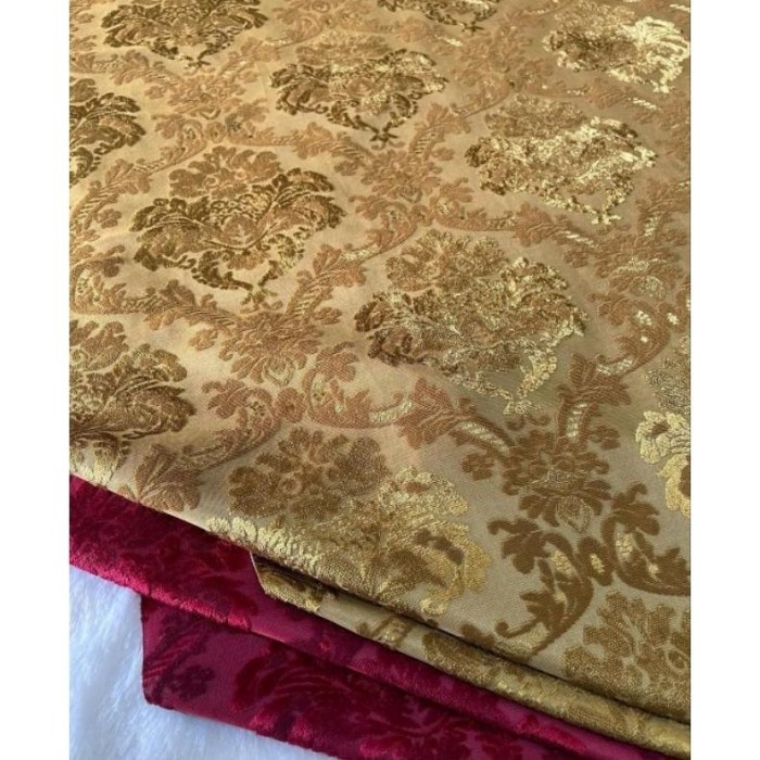 DAMASK/BAHAN BELUDRU/BLUDRU/BAHAN SOFA /KAIN SOFA MOTIF