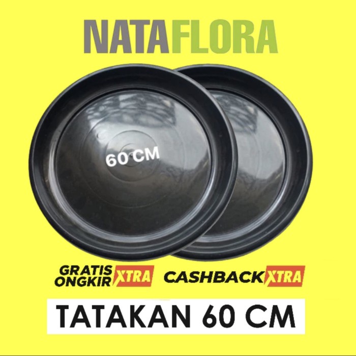 siapkirim- tatakan pot 60 cm hitam untuk alas pot 60 cm hitam jumbo termurah