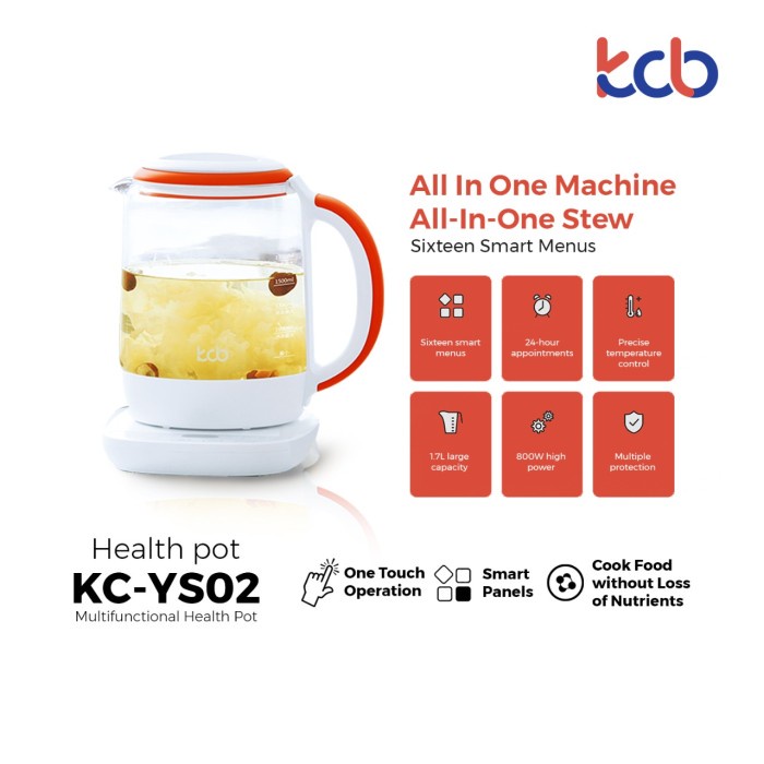 LengkapMurahCepat- KCB Smart Digital Glass Kettle KC-YS02