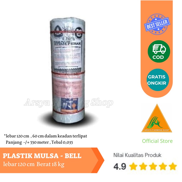 siapkirim- BELL Plastik Mulsa Per Roll