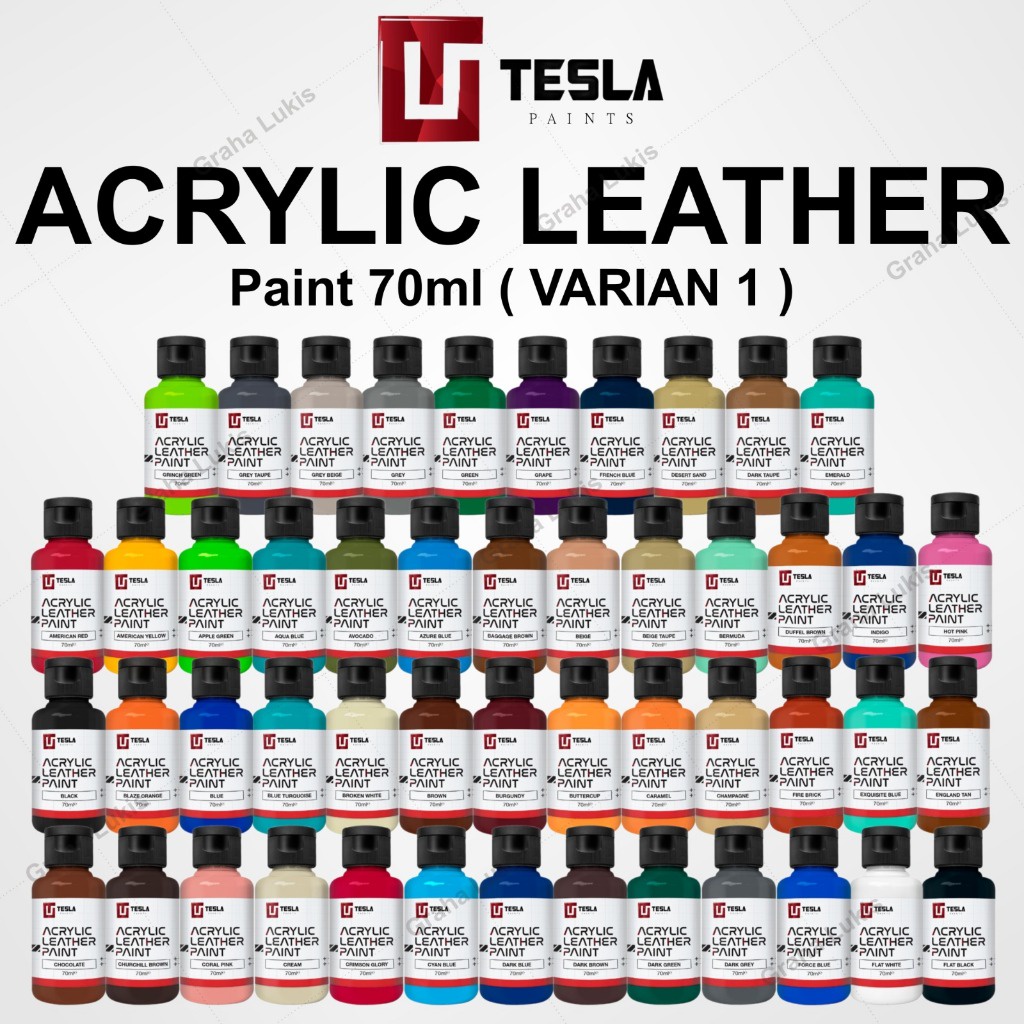 

IK! TESLA Acrylic Leather Paint 70ML - Varian 1