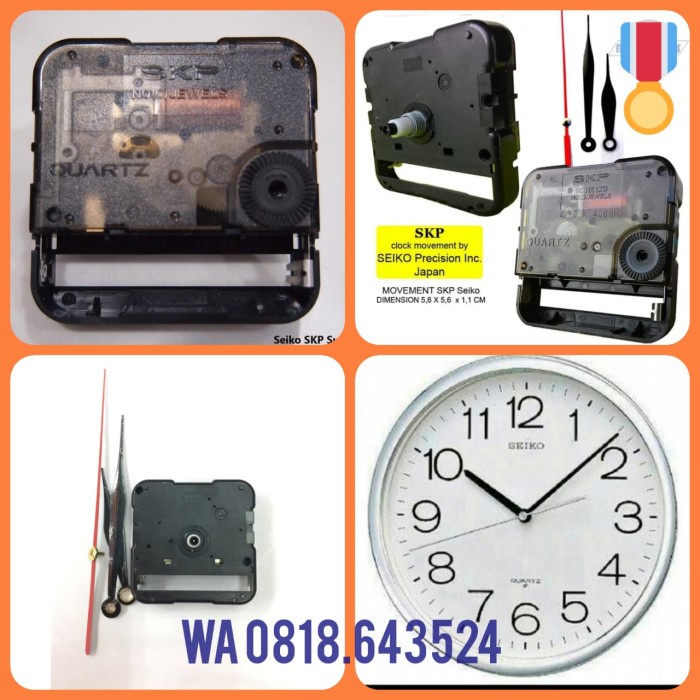 Mesin Jam Dinding Seiko Awet dan Asli