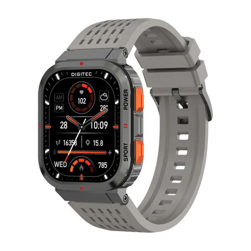 DIGITEC ORIGINAL SMARTWATCH PRIA COMMANDER GREY COMMANDER JAM TANGAN DIGITAL PRIA JAM DIGITAL PRIA