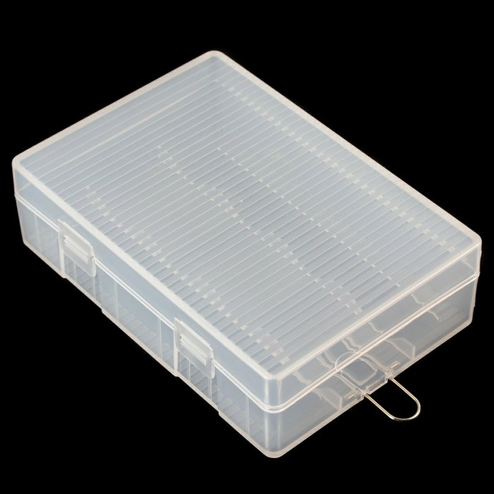 siapkirim- KOTAK BATERAI 26650 ISI 4 SLOT HOLDER BATTERY CASE