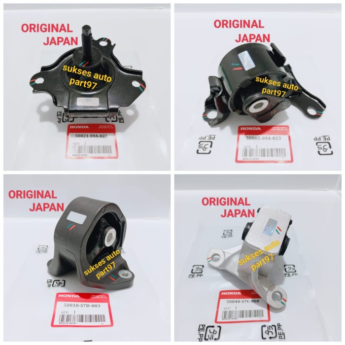 Engine Mounting Full Set Crv Gen2 Gen 2 2002-2006 Manual Original