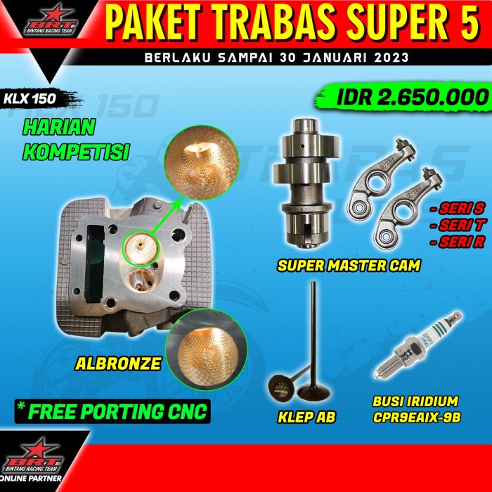 BRT PAKET TRABAS 05 KLX