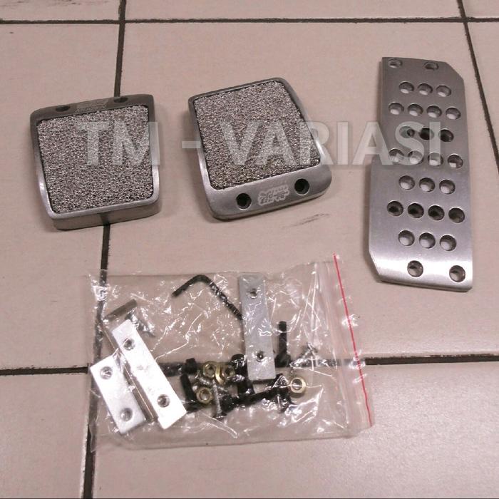 CoverPelapisPedalMobilManual Besi Honda Mugen Model Jepit