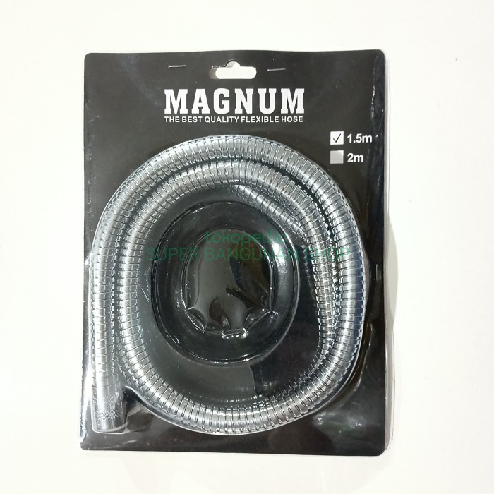 FLEXIBLE HOSE SHOWER STAINLESS 1,5MTR DIAMETER 17MM