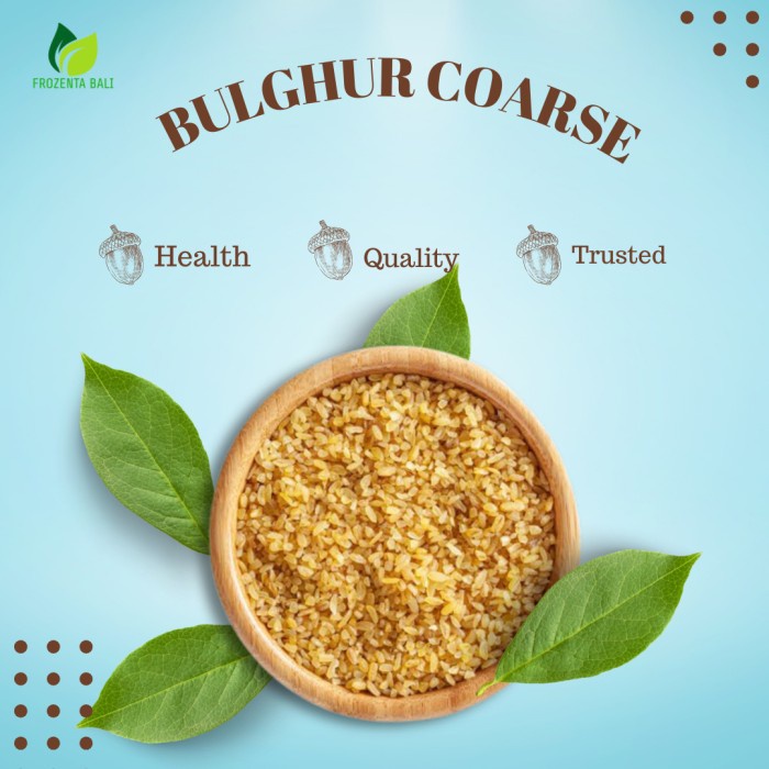 

Burghul coarse 1kg bulgur
