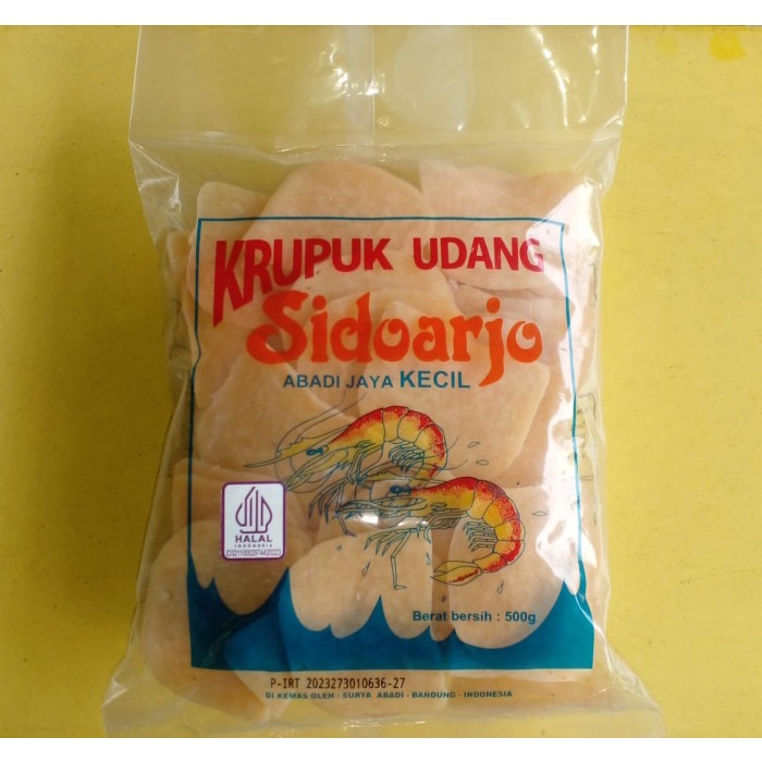 

SIDOARJO Kerupuk Udang Abadi Jaya Kecil 500gr Kerupuk