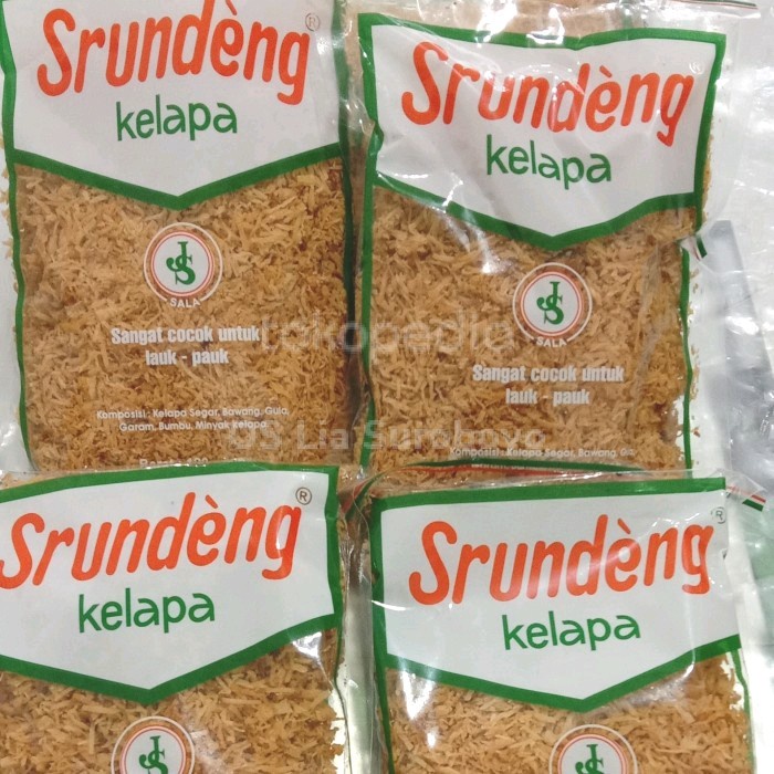 

MURAH serundeng srundeng kelapa Solo JS 10x120gram