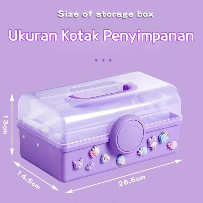

New Hadiah Acak857 Pcs DIY Deco Cream Kit / Lem Krim Stiker Krim Tanah Liat Set Lengkap