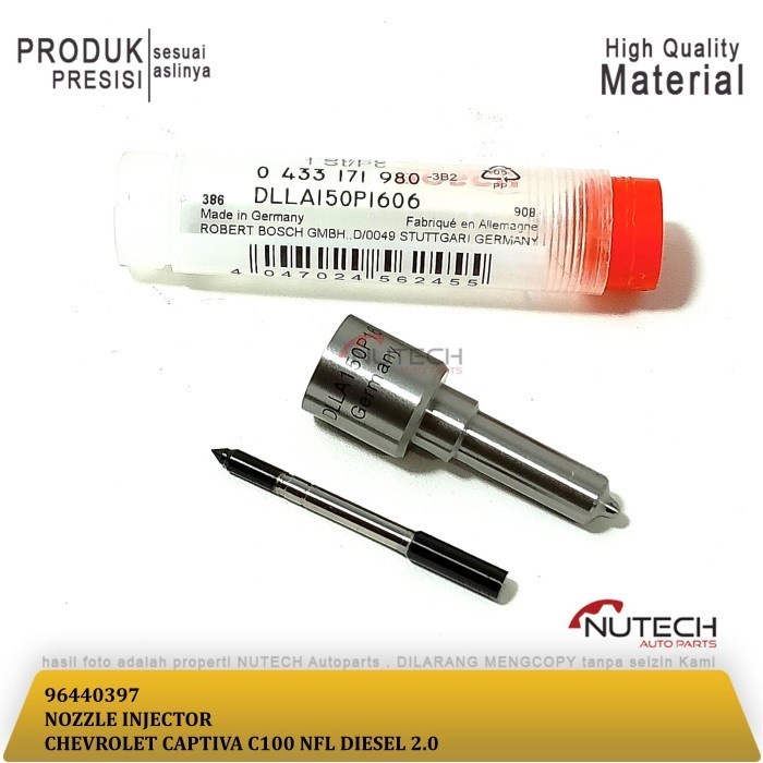 Nozzle Nosel Injector Injektor Chevrolet Captiva C100 Nfl Diesel