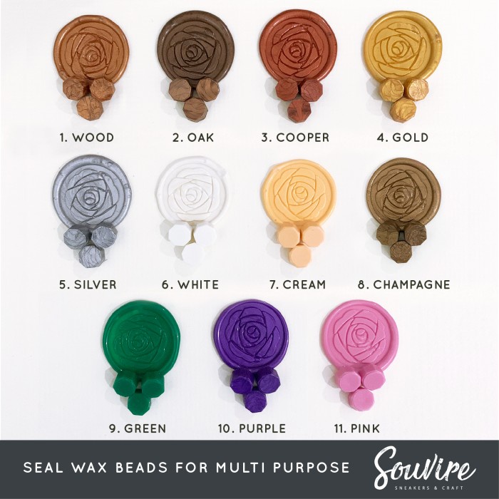 

New Seal Wax Beads - Lilin Stempel Butiran 60pcs