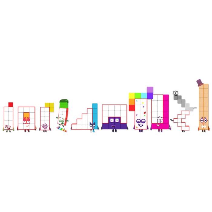 Hand2Mind Numberblocks Mathlink Cubes 1120 Activity Set