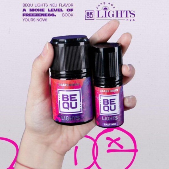 Salt Bequ Lights Grape Berry V3 12mg 30ml Saltnic Beku Light nt Pods