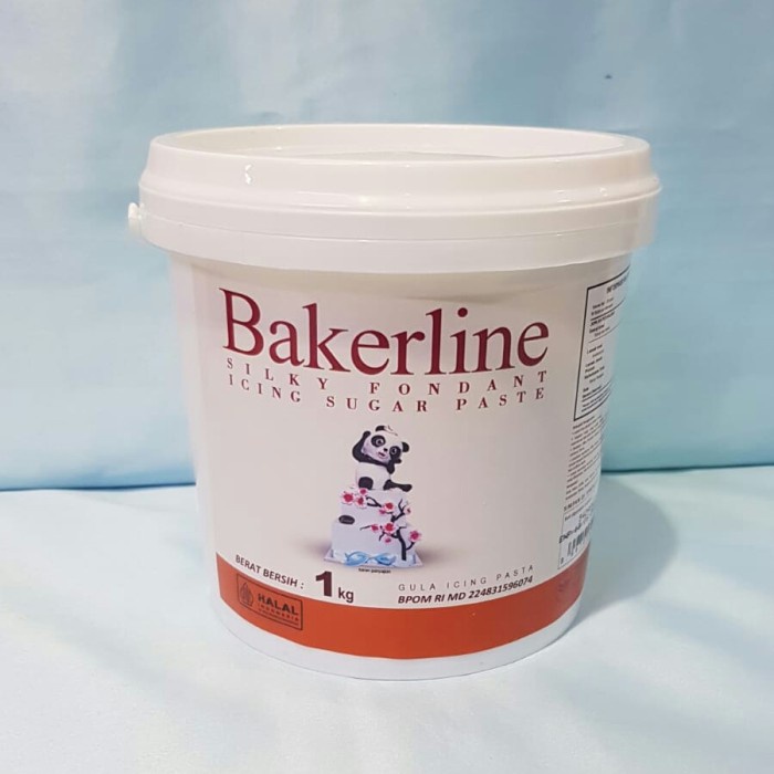 

SALE TERHOTT BAKERLINE SILKY FONDANT 1 KG READYY