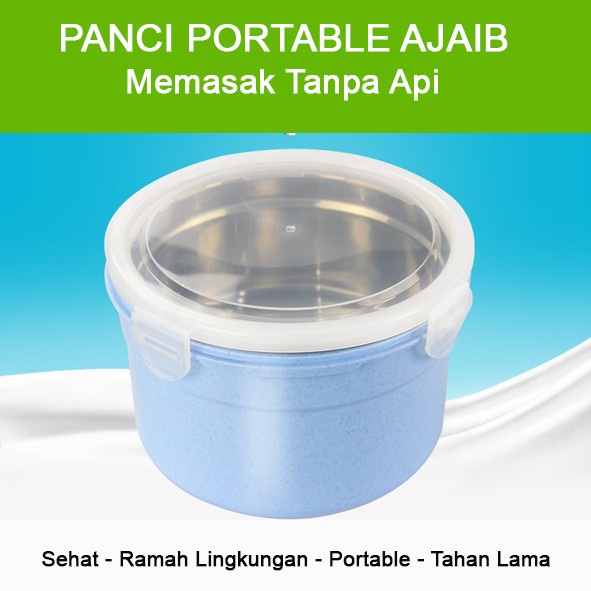 PANCI PEMANAS TANPA API/LISTRIK LUNCH BOX PENGHANGAT MAKANAN