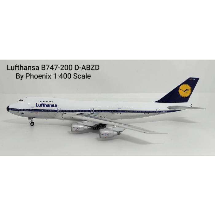 Lufthansa B747-200 D-ABZD By Phoenix 1:400 Scale