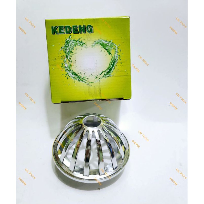 AYOOOLLARIZSS Roof Drain Stainless 2" 2,5" 3" KEDENG Saringan Got Talang Floor Drain - 3" INCH