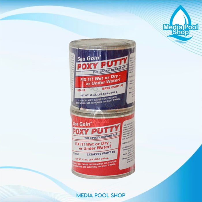 LEM POXY PUTTY 680GR LEM KERAMIK DALAM AIR