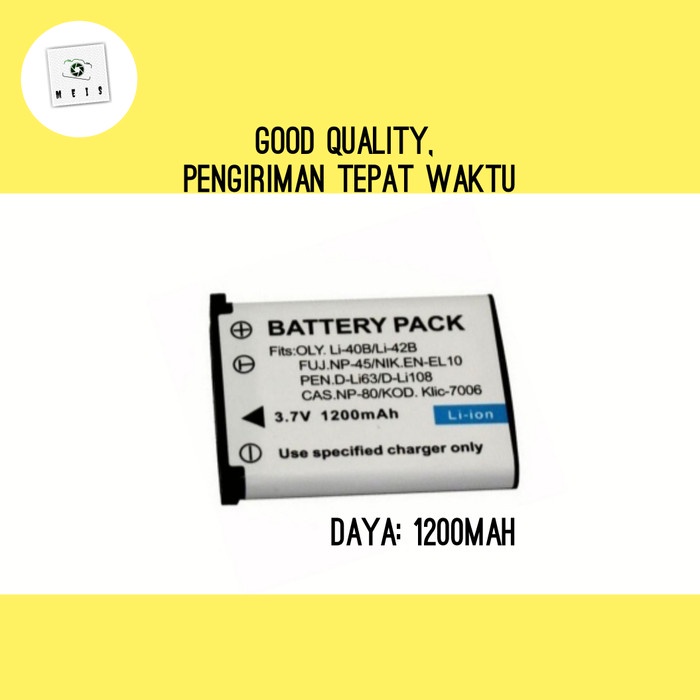 BATERAI FOR OLYMPUS LI-40B LI-42B BATTERY