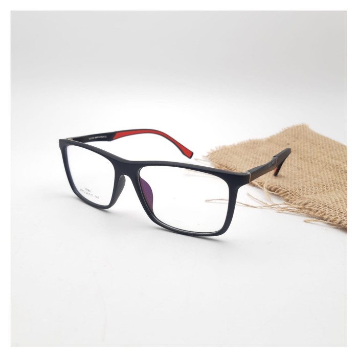FRAME KACAMATA HB E053 SIZE 54-17-143 SPORTY PRIA VINTAGE KOTAK 053