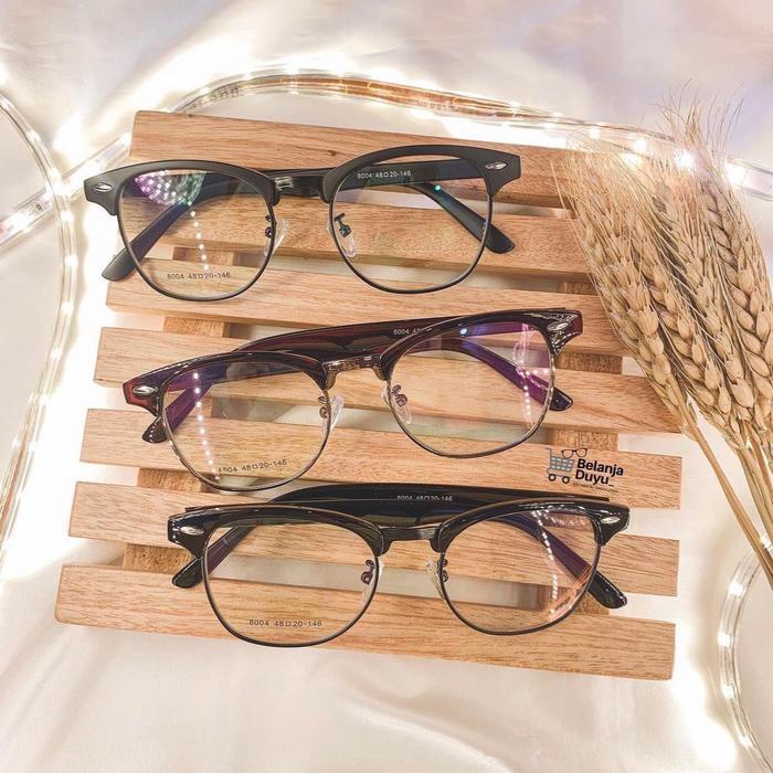 FRAME KACAMATA CLUBMASTER CLEAR