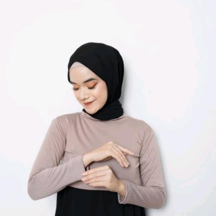 Promo Manset Baju Croptop India Lengan Panjang Wanita Hijab Rayon Premium Original