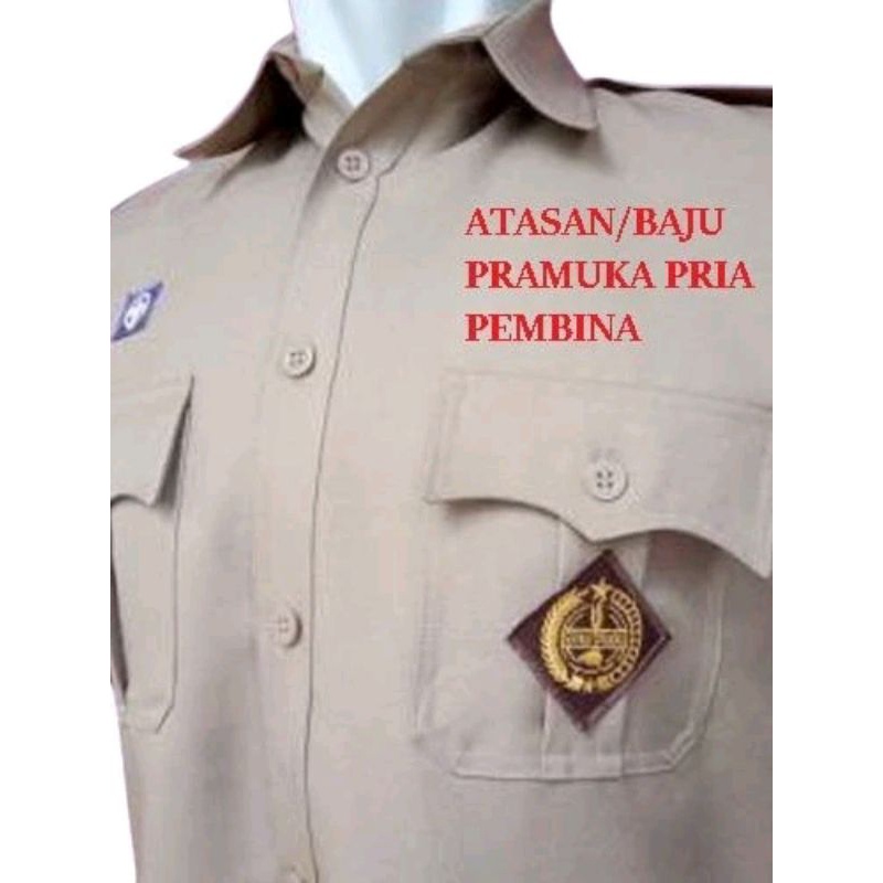 ATASAN BAJU PRAMUKA PRIA GURU PEMBINA