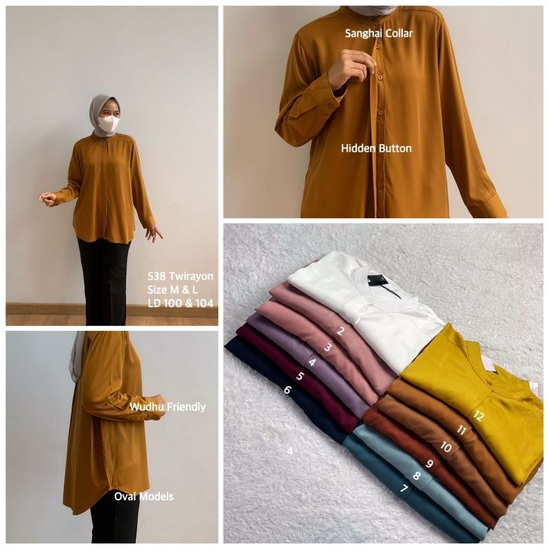 KEMEJA NURAMA/ KEMEJA RAYON WANITA