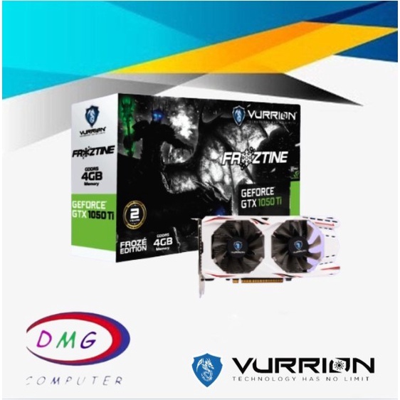 Ready VURRION GTX 1050 Ti 4GB GDDR5 128-bit VGA Card Vurrion GTX1050Ti