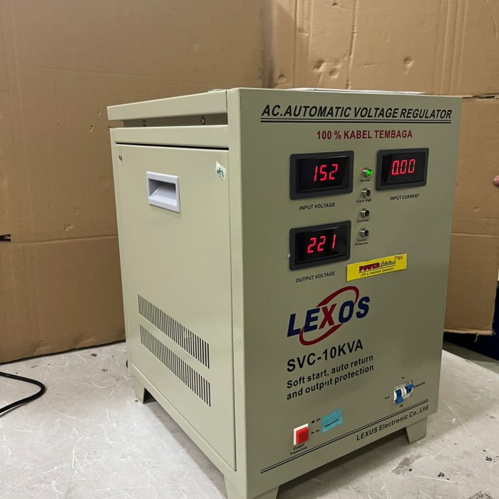 Ready STABILIZER LEXOS ST10000SD STABILIZER LEXOS 10000VA DIGITAL