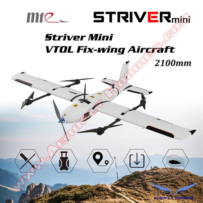 MFE Striver Mini 4+1 VTOL UAV Airplane PNP Version (w/Motor & ESC)