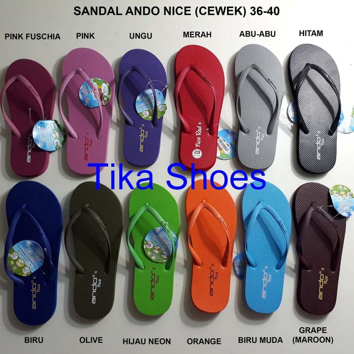 SANDAL JEPIT ANDO CEWEK NICE MURAH