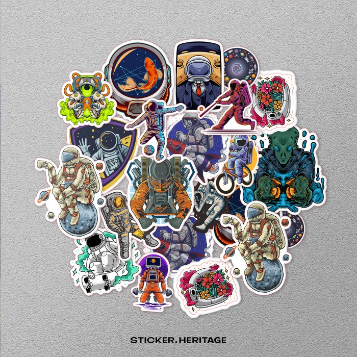 

New STICKER STIKER ASTRONOT PACK SERIES STIKER TUMBLER HP STICKER HELM