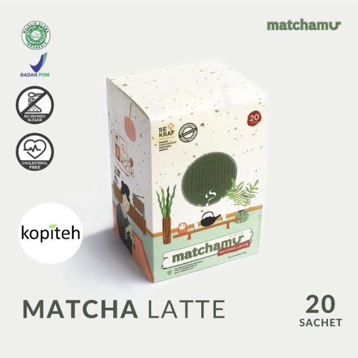 

Matcha Latte Box of 20 - Matchamu