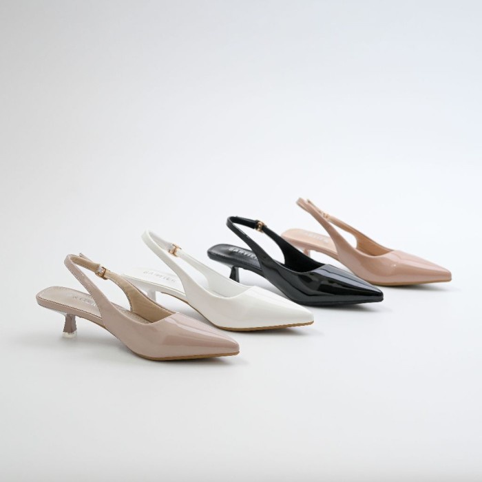 BARTIER - MOLLY HEELS SEPATU HAK WANITA HEELS 5CM GLOSSY HEELS TALI