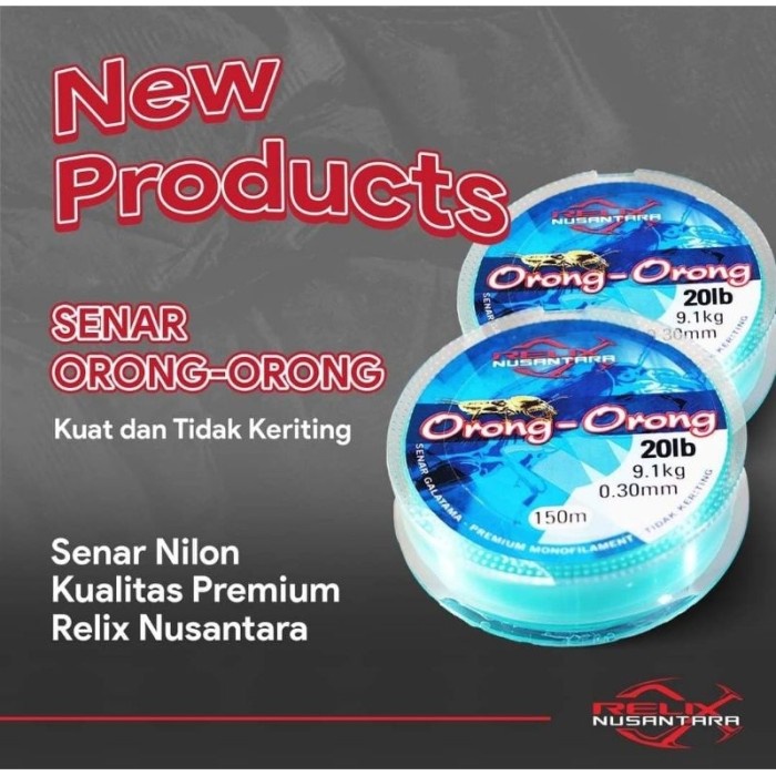 Ready Senar Relix Nusantara Orong Orong