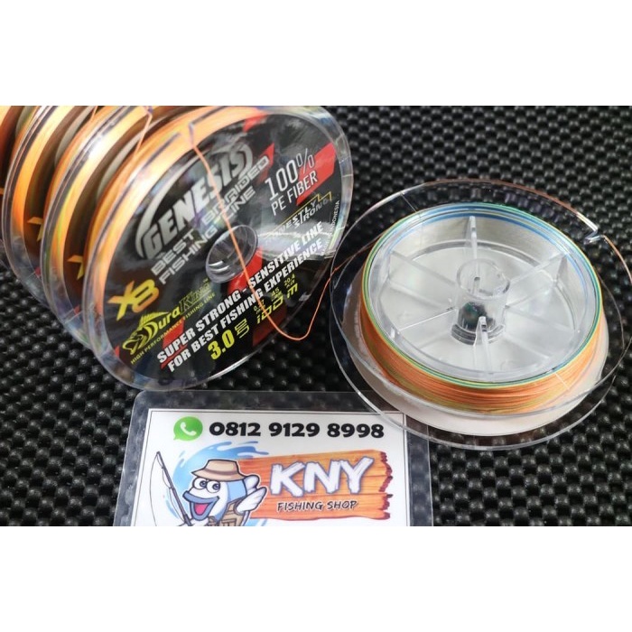 Ready Duraking Genesis 200 meter PE 3 / 0.27 mm / 20.4 kg benang pancing PE