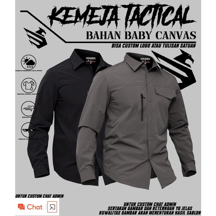 Navero-Kemeja Tactical Baby Canvas