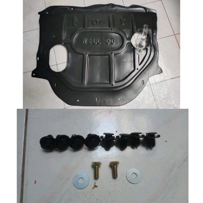 Terpopuler Paket Engine Cover Penutup Mesin Atas & Crank Guard Cover Pelindung Mesin Bawah Veloz